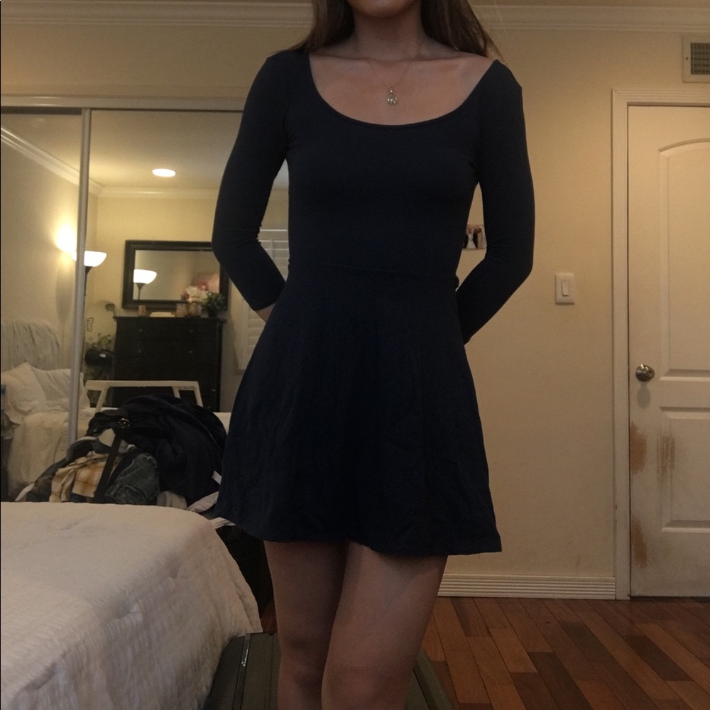 Navy blue dress